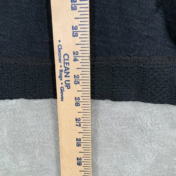 Lucky Brand Cardigan Women's Medium Black Wrap Shawl Casual Office Knit Boho - Picture 11 of 12